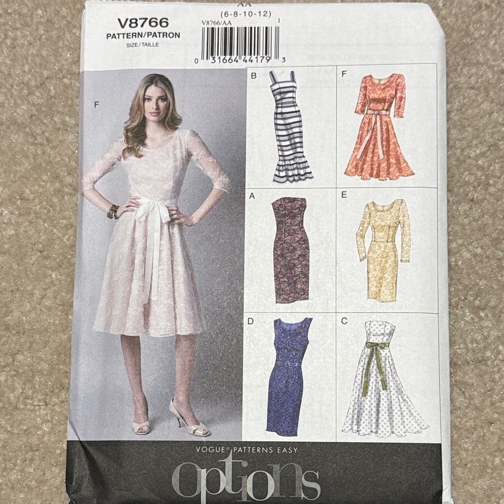Vogue women's dress sewing pattern